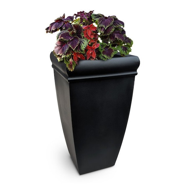 Chelsey 28 Tall Planter, Black